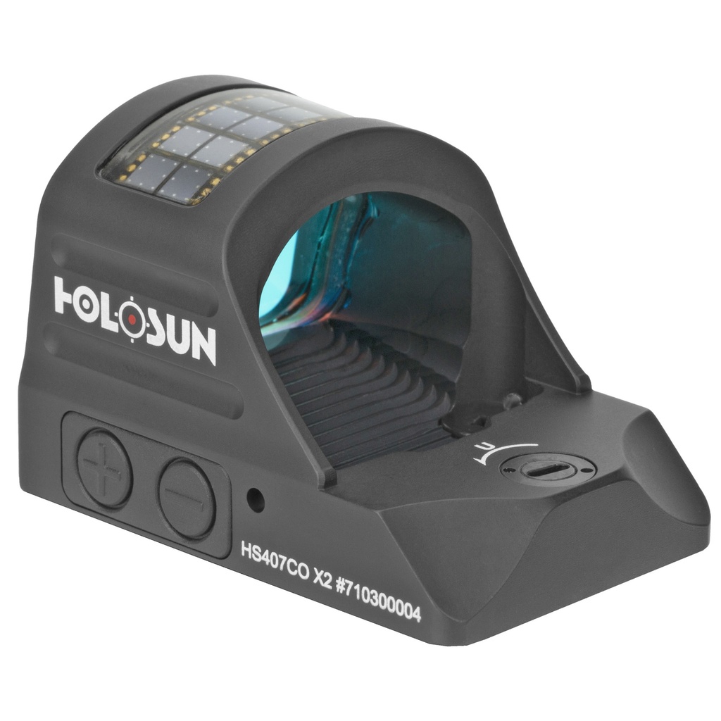 Holosun 407CO-X2 1x Red Circle Dot Hardcoat Anodized Black