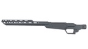 Sharps Bros Heatseeker Chassis Ruger American Long Action 14" MLOK Handguard, Black