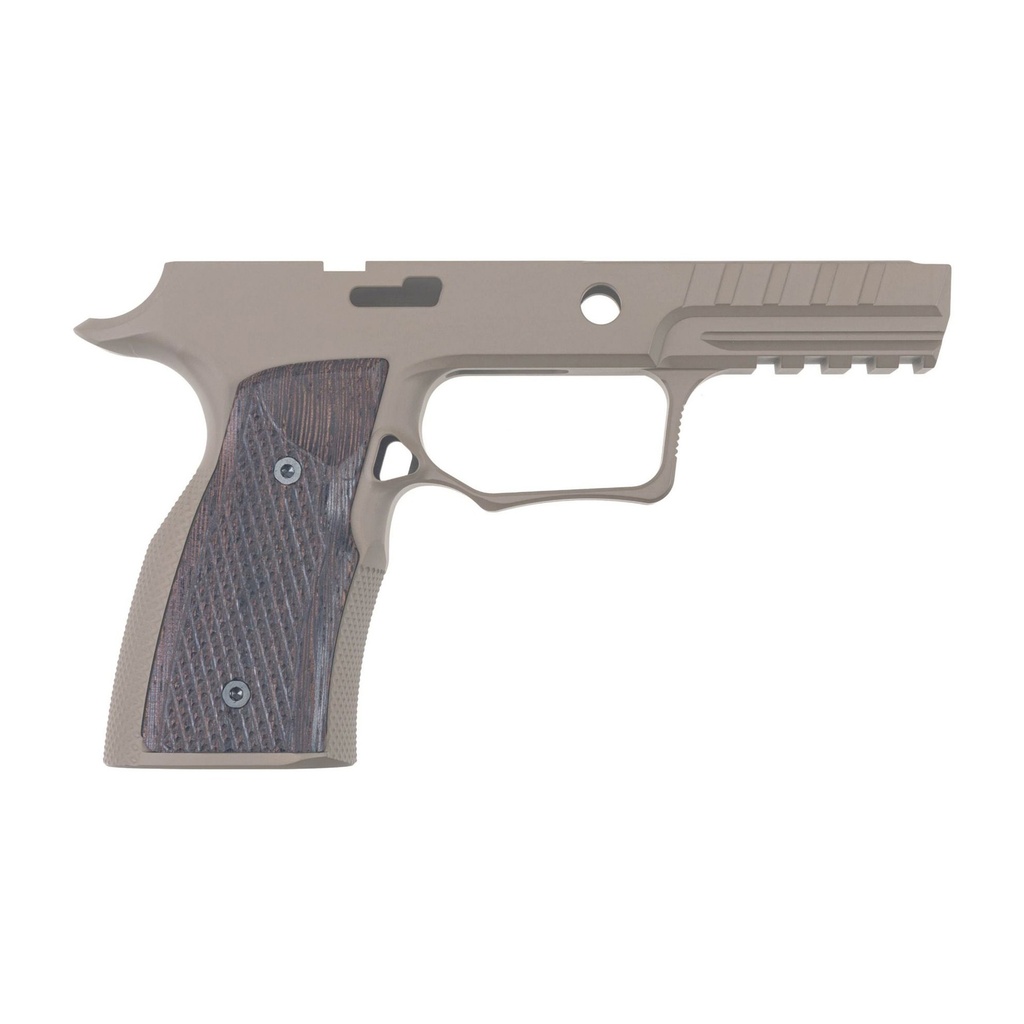 Sharps Bros Improved Grip Module Sig P320 Wenge Wood Grip FDE