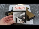 Align Tactical OFFSET P320 Extended Magazine Release Left Handed, Black