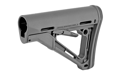 Magpul CTR Carbine Stock Stealth Synthetic for AR15 with Mil-Spec Tubes Gray 