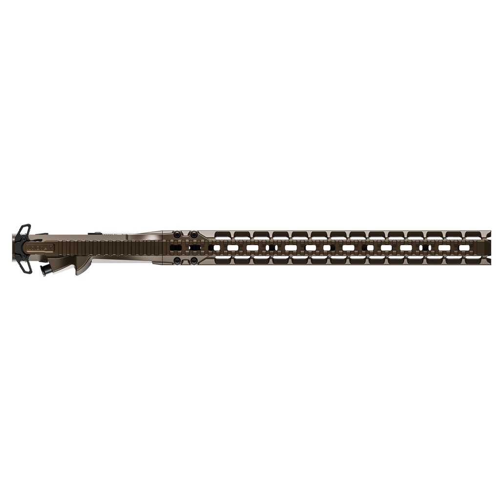 Radian Weapons Billet Upper/Lower Set 556 NATO 17" MLOK Ambi, Brown