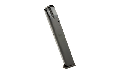 ProMag Industries, Magazine, 9MM, 32 Rounds, Fits CZ75, Steel, Blued Finish 