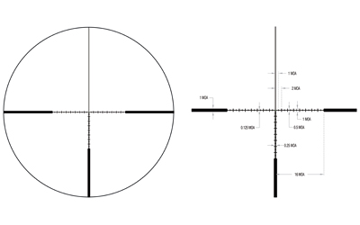 Trijicon AccuPoint 3-18x50 Scope MOA Ranging Green 30mm Black