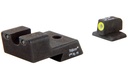 Trijicon HD Night Sights 1911 Novak Cut Yellow Front