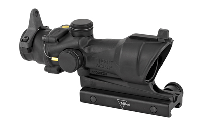 Trijicon ACOG Rifle Scope 4X32mm Yellow Reticle w/ Flattop Mount Black