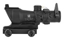 Trijicon ACOG Rifle Scope 4X32mm Yellow Reticle w/ Flattop Mount Black