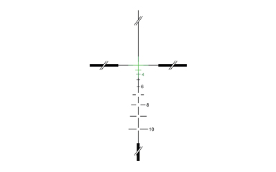 Trijicon ACOG 3.5x35mm Dual Illum Green Crosshair 223 Ballistic Black