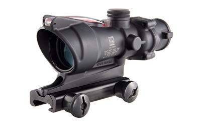 Trijicon ACOG 4x32mm Dual Illum Red Chevron 223 Ballistic Black