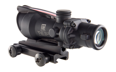 Trijicon ACOG 4x32mm Dual Illum Red Chevron 223 Ballistic Black