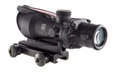 Trijicon ACOG 4x32mm Dual Illum Red Chevron 223 Ballistic Black