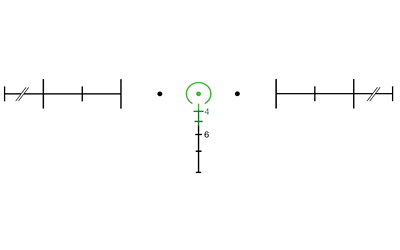 Trijicon ACOG 4x32mm Dual Illum Green Horseshoe 223 Ballistic Black 