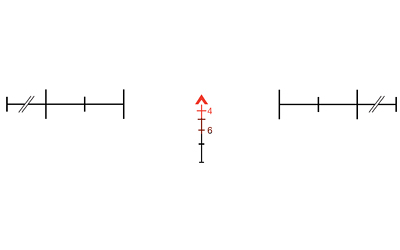 Trijicon ACOG 4x32mm Red Chevron Black 