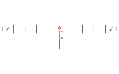 Trijicon ACOG 4x32mm Illuminated Red Chevron Black 