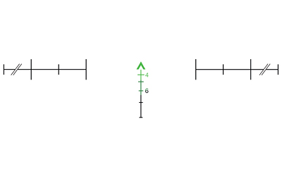 Trijicon ACOG 4x32mm Green Chevron Illuminated Black