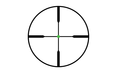 Trijicon AccuPoint 3-9x40mm 1" Tube Illuminated Duplex Crosshair/Green Dot Black