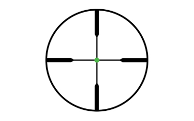 Trijicon AccuPoint 2.5-10x56mm 30mm Duplex Crosshair/Green Dot Black