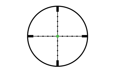 Trijicon AccuPoint 5-20x50mm 30mm Mil-Dot Crosshair/Green Dot Black