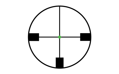 Trijicon AccuPoint 1-4x24mm 30mm German #4 Crosshair/Green Dot Black