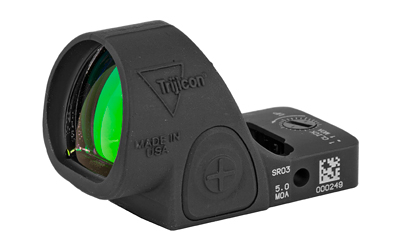 Trijicon SRO3 1x 5 MOA Dot Red CR2032 (1) Black