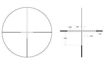 Trijicon Ascent 3-12x 40mm BDC Target 30mm Tube Black 