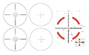 Trijicon Credo HX 1-8x 28mm Dual Illum Red/Green MOA Circle 34mm Tube Black 