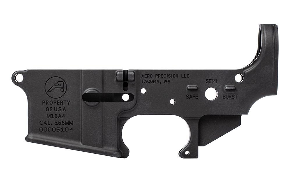 Aero Precision M16A4 Clone Lower 5.56NATO Non-Engrave Black