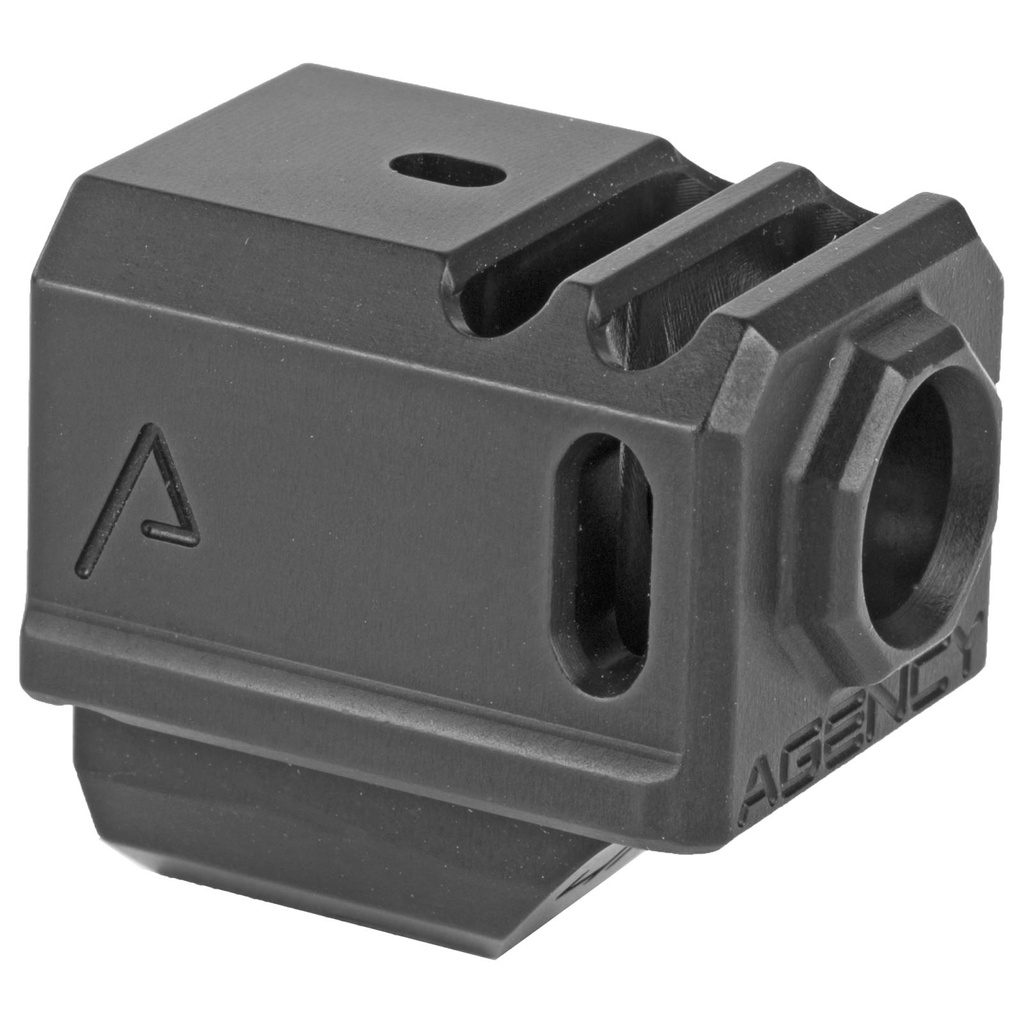 Agency Arms Glock Gen 4 417 Dual Port Compensator, Black