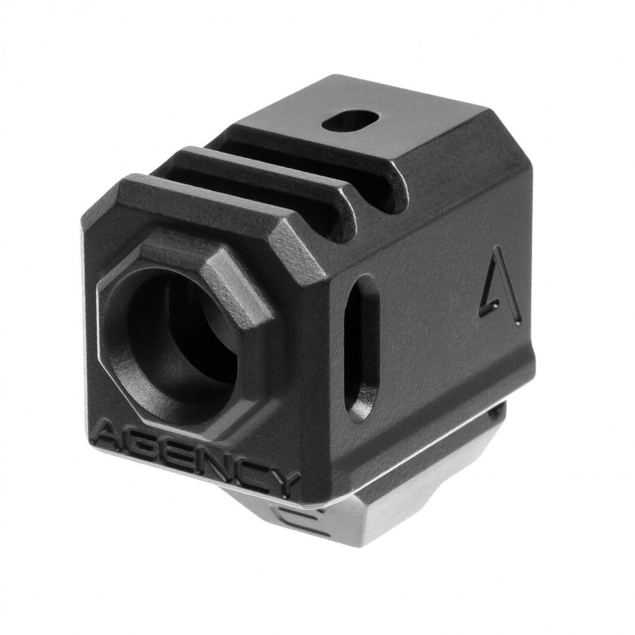 Agency Arms Glock Gen 4 417 Dual Port Compensator, Black