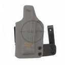 BlackPoint Tactical RH FO3 Holster, Sig P365/P365X, Grey, 1.75" Metal IWB