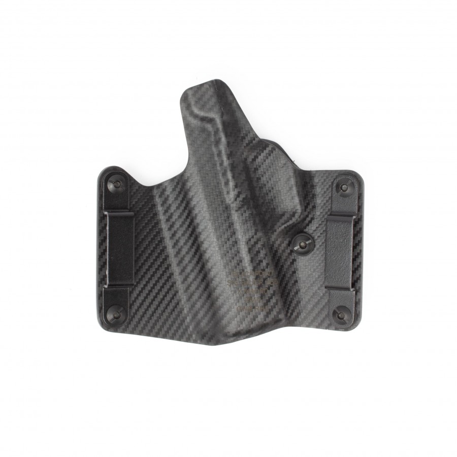 BlackPoint Tactical RH Standard OWB Holster, Sig P365 X-MACRO, Armor Black, Armor Black, Canted, 1.5" OWB, RDS Cut, Tall Sights