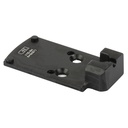 C&H Precision Adapter Plate Staccato Duo RMR/Holosun Series Anodized, Black