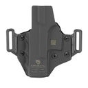 Crucial Concealment Right Hand Covert OWB Glock 19 Holster, Black