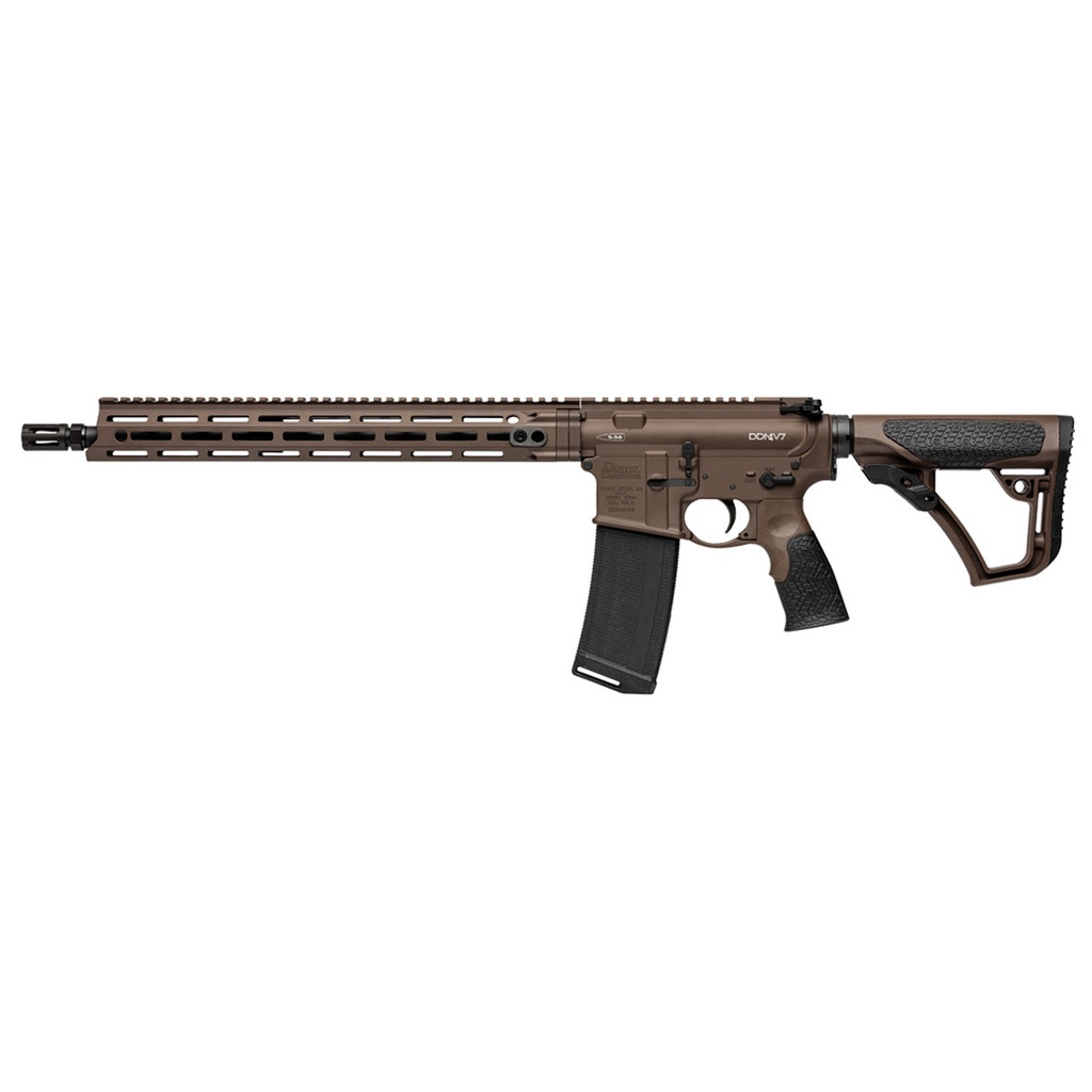 Daniel Defense DDM4V7 Milspec+ 5.56NATO 16" 32Rds Dark Brown