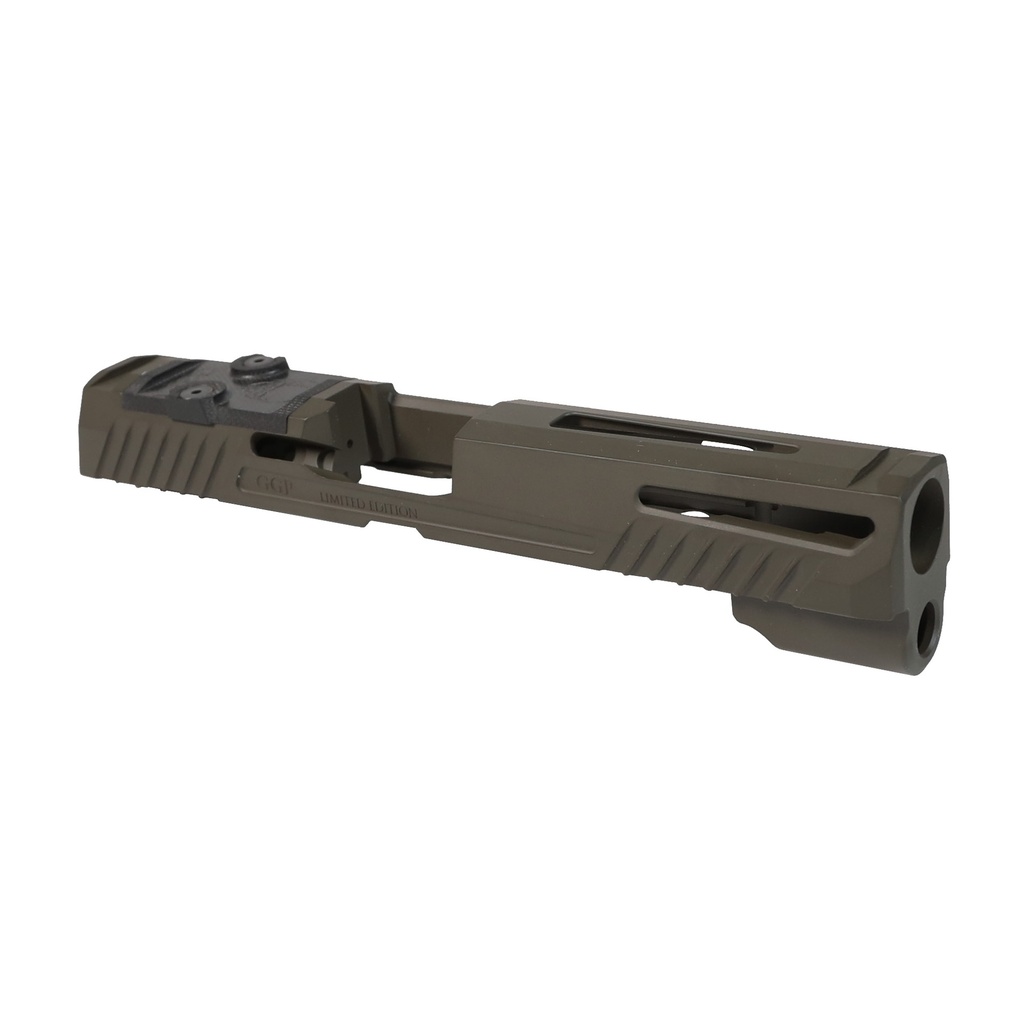 Grey Ghost P320 V1 Full Slide - Olive Drab, Optics Ready (RMR/R1P/DPP)