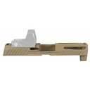 Grey Ghost Sig P320 Compact Stripped Slide Version 1  Cerakote FDE