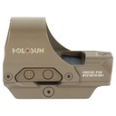 Holosun HS510C Reflex Sight 65 MOA Circle/2 MOA Red Dot Aluminum FDE