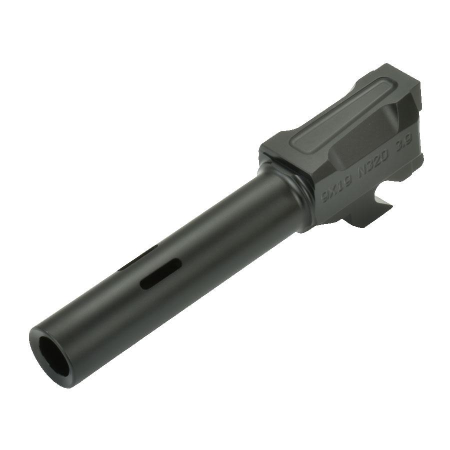Norsso Sig P320C 3.9 Length 9mm Ported Barrel, Black DLC, LVL1.5