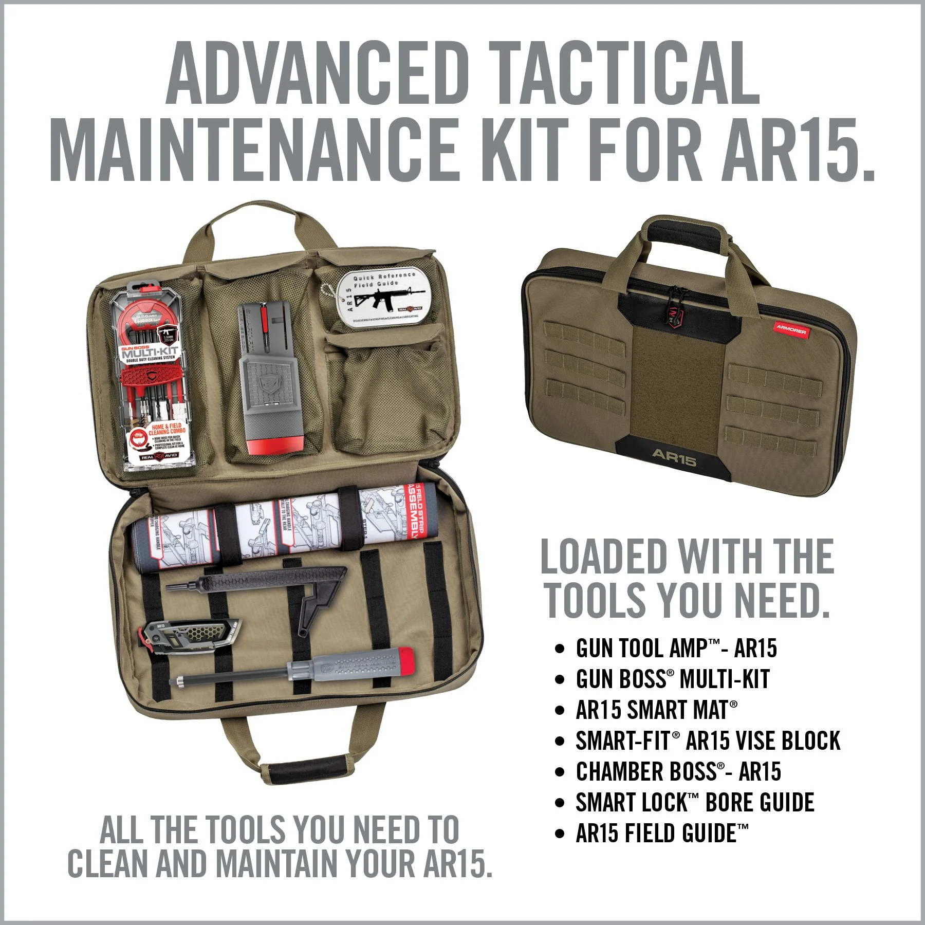 Real Avid AR-15 Tactical Maintenance Kit