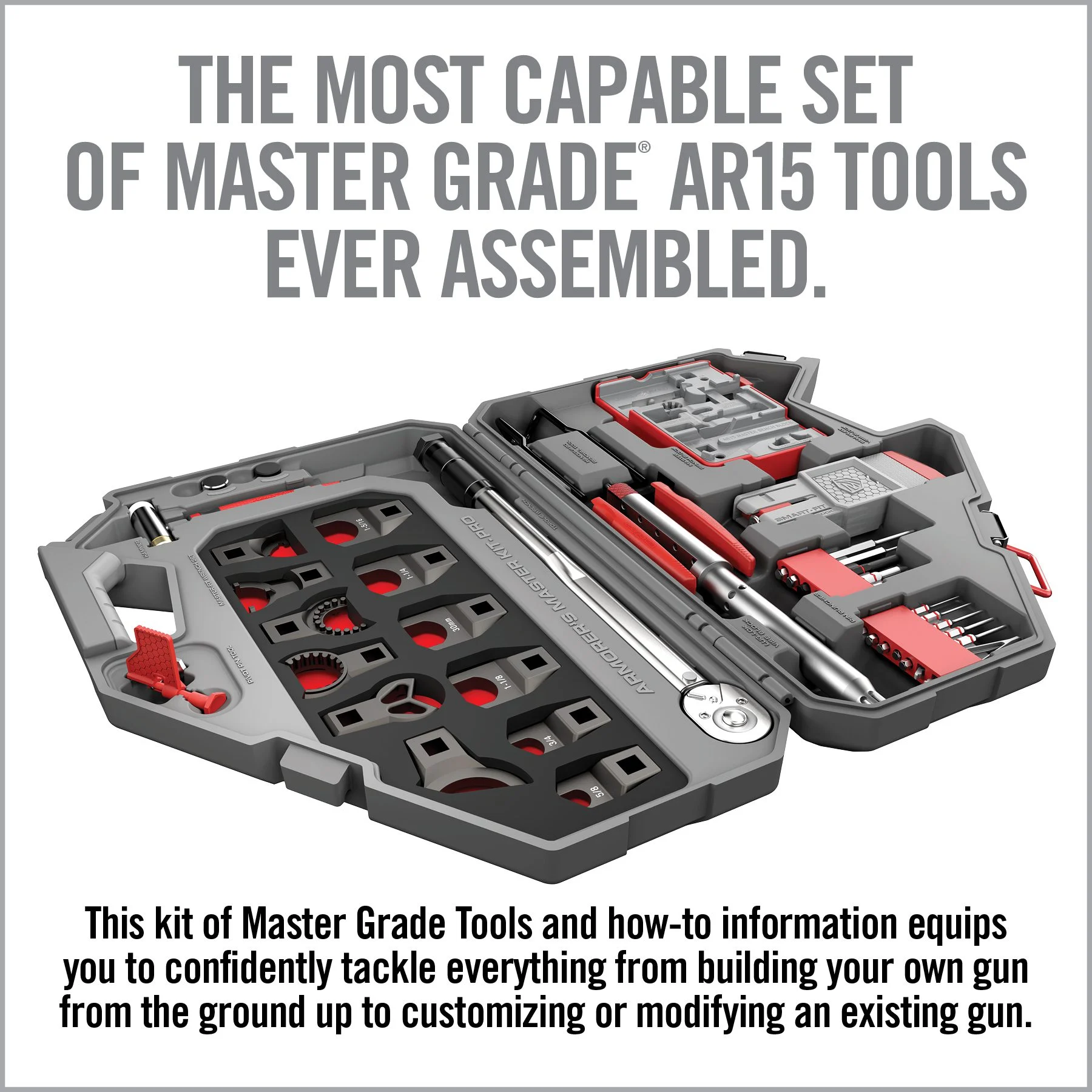 Real Avid Armorer's Master Kit AR15 PRO, AR15 Tool Kit