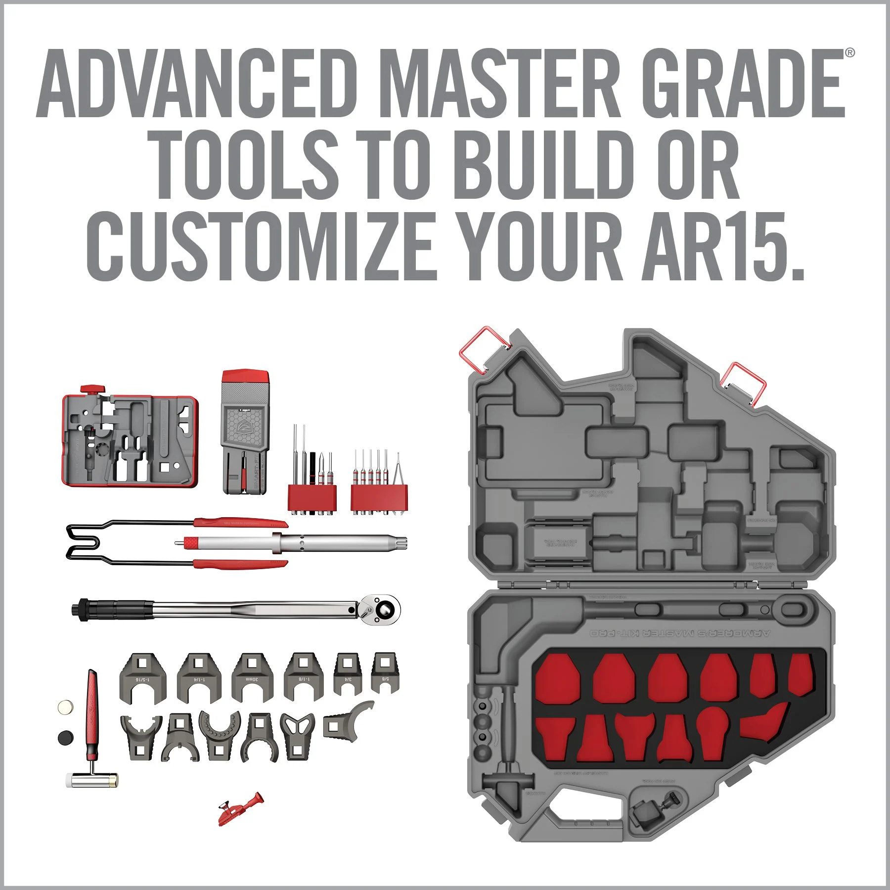 Real Avid Armorer's Master Kit AR15 PRO, AR15 Tool Kit