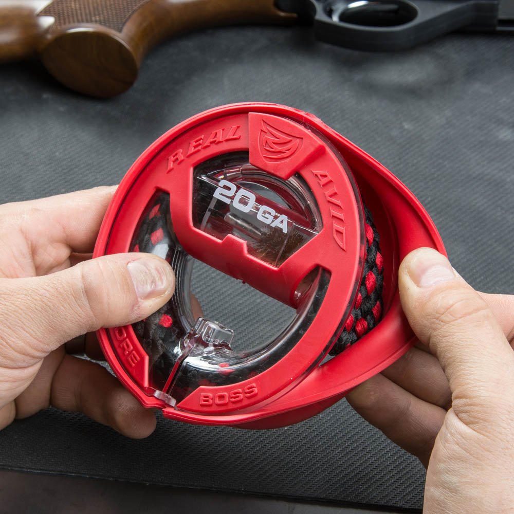 Real Avid Bore Boss, Ultra-Compact Bore Cleaning System, Fits .22 Caliber Firearms