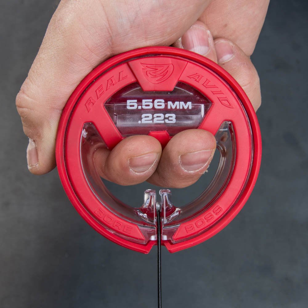 Real Avid Bore Boss, Ultra-Compact Bore Cleaning System, Fits .223/5.56MM Caliber Firearms