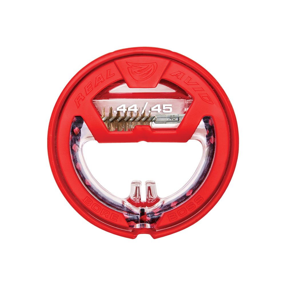 Real Avid Bore Boss, Ultra-Compact Bore Cleaning System, Fits .44 & .45 Caliber Firearms
