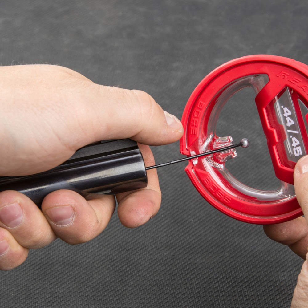 Real Avid Bore Boss, Ultra-Compact Bore Cleaning System, Fits .44 & .45 Caliber Firearms