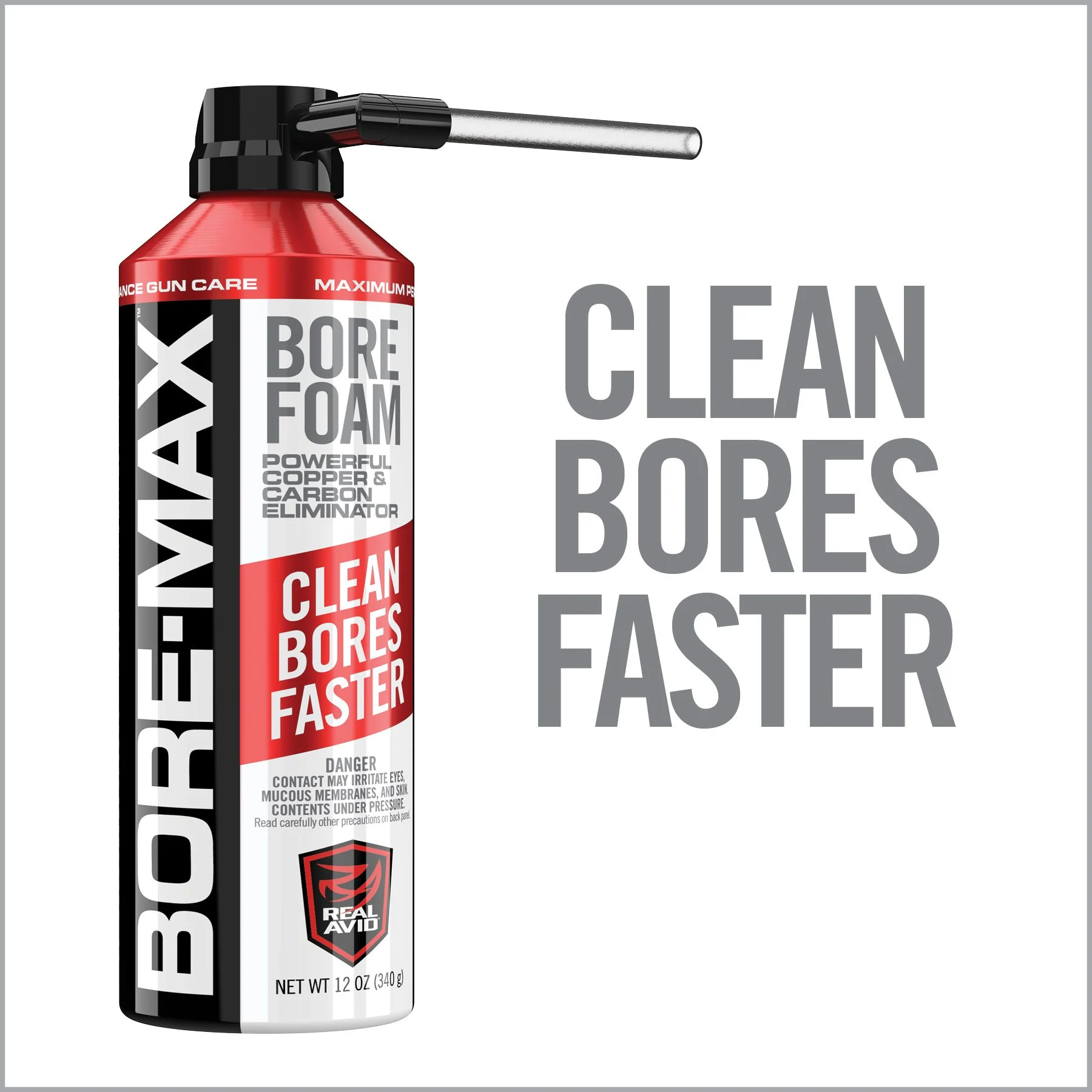 Real Avid Bore-Max Solvent, 4oz Bottle