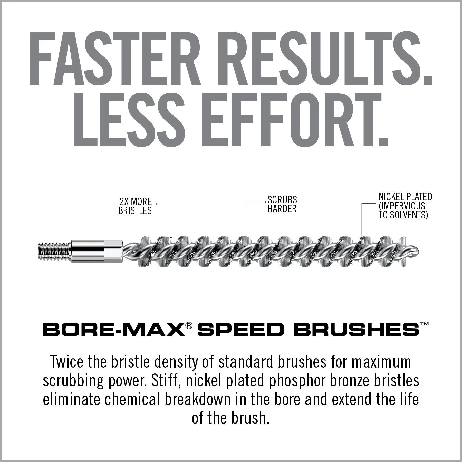 Real Avid Bore-Max Speed Brush, Brush, .243 Cal 