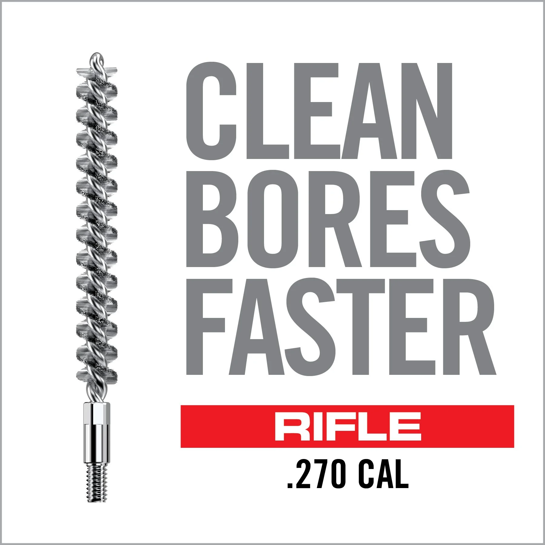 Real Avid Bore-Max Speed Brush, Brush, 270 Caliber 