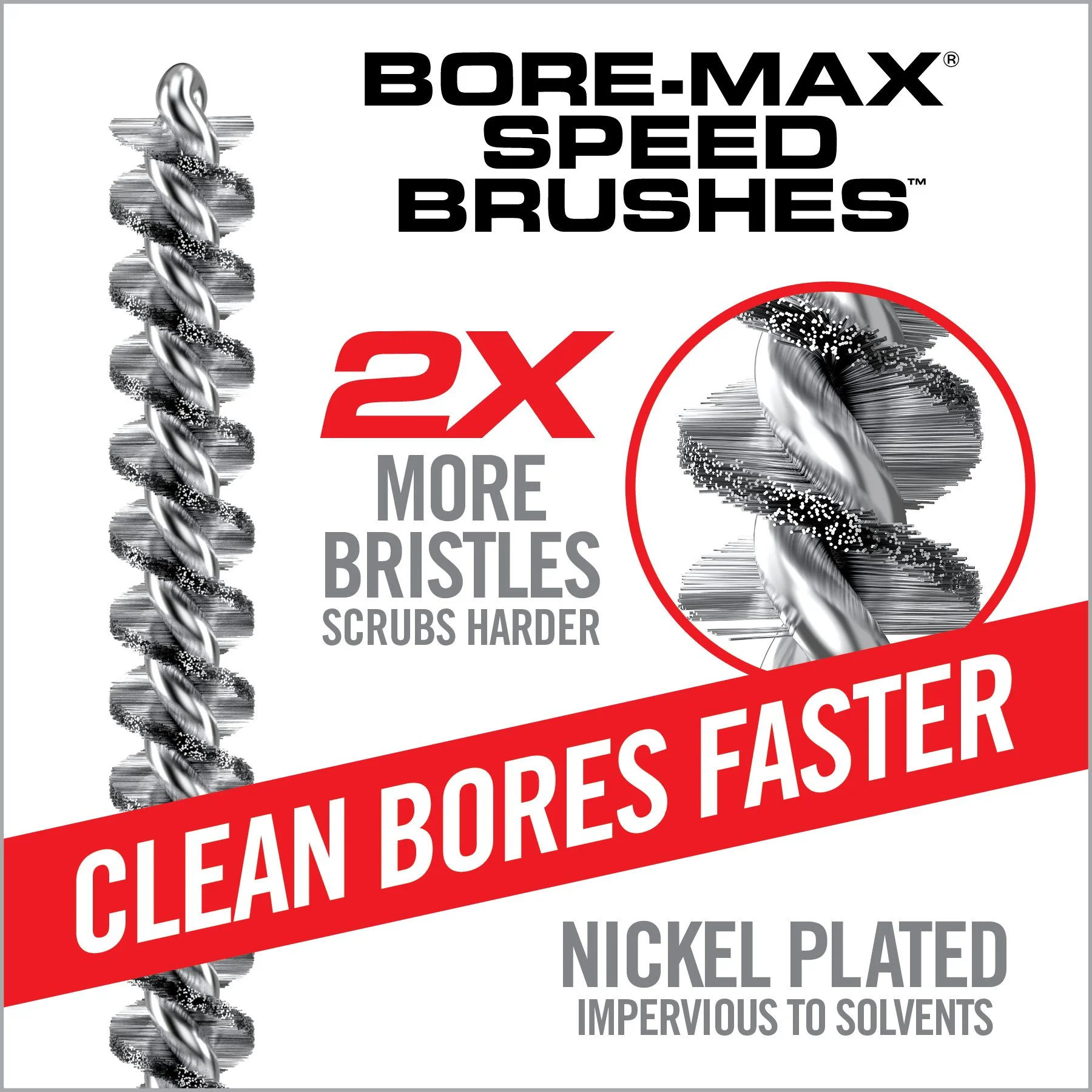 Real Avid Bore-Max Speed Brush, Brush, 270 Caliber 