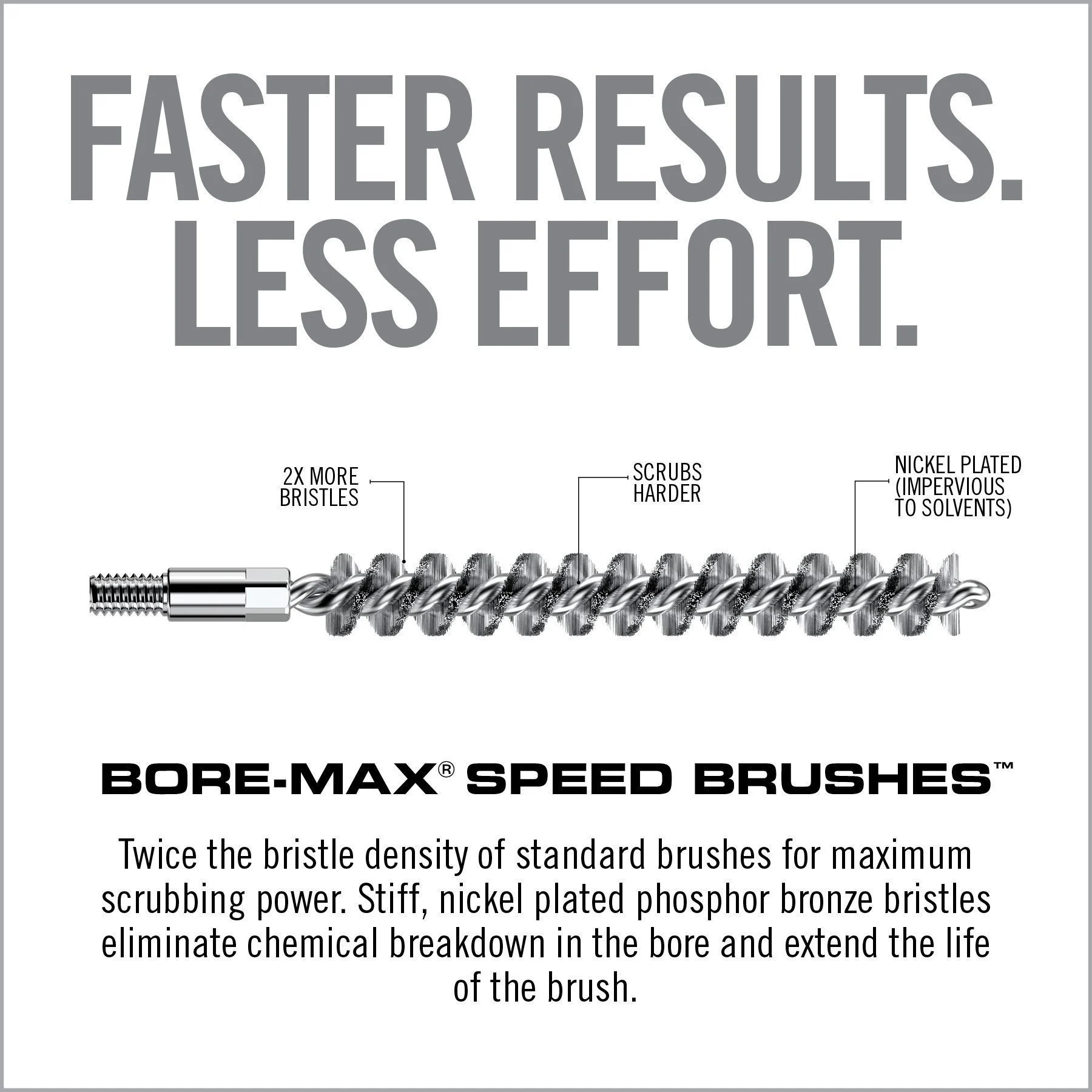 Real Avid Bore-Max Speed Brush, Brush, 270 Caliber 